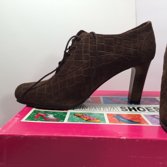 NARA Suede + Leather-lined Vecchia lace-ups EUR 39.5/US Size 9 NWT Made in Italy - Picture 1 of 9
